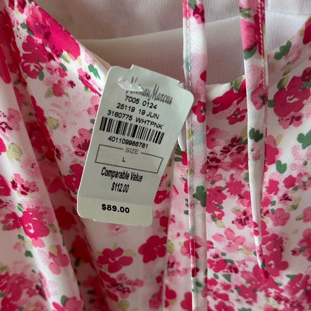 Floral Pink Mini Dress - Picture 3 of 10